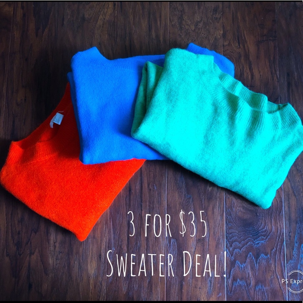 Oversized Sweater Trio